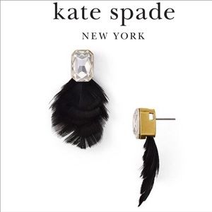 Kate Spade feather studs